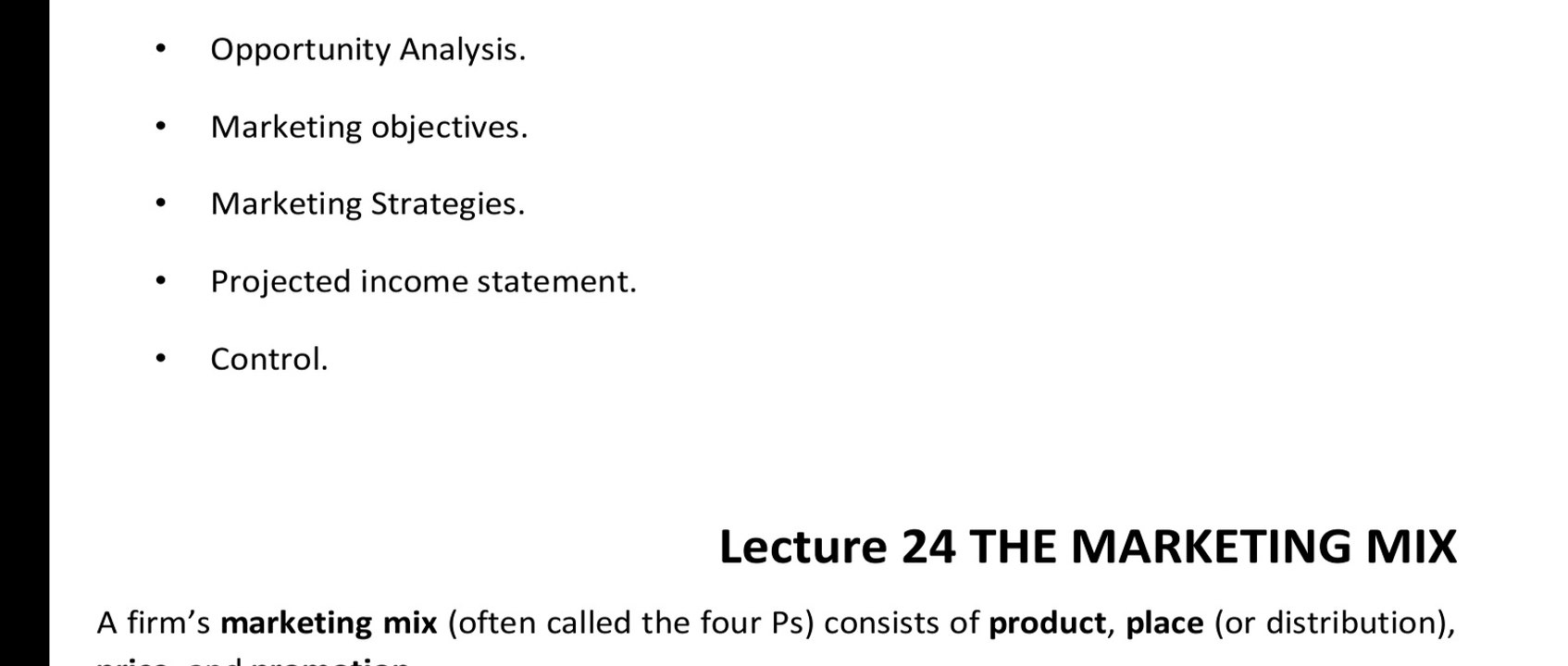 MGT211 HIGHLIGHTED LECTURE 23-MGT211 HIGHLIGHTED HANDOUTS