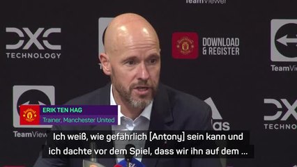Ten Hag über Antony: “Haben sein Potenzial gesehen”