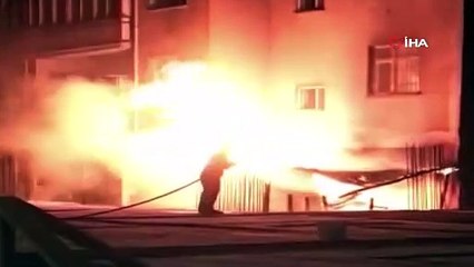 Elazığ’da korkutan odunluk yangını