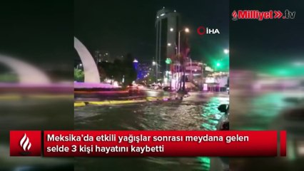 Meksika’daki sellerde can kaybı 20’ye ulaştı