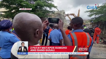 2 patay matapos gumuho ang isang gusali | UB