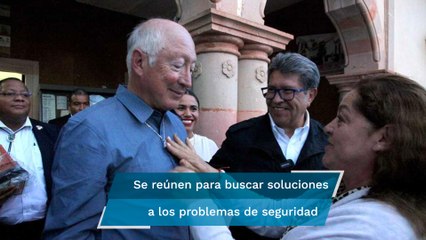 Ricardo Monreal y Ken Salazar impulsan aumentar prosperidad y reducir violencia en Zacatecas
