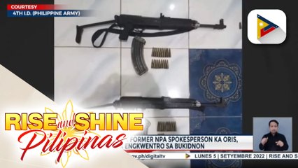 Anak at manugang ni former NPA Spokesperson Ka Oris, patay sa engkwentro sa Bukidnon