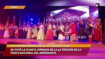 Se vivió la cuarta jornada de la 42° edición de la Fiesta Nacional del Inmigrante