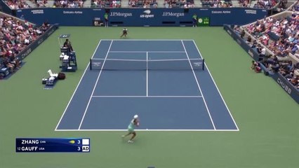 Gauff makes US Open quarters for the first time