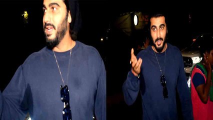 Arjun Kapoor gets angry at media outside Hakim’s Aalim Salon in Bandra | FilmiBeat