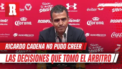 Cadena tras gol anulado y penalti revocado: 'No voy a hablar de esa parte porque es increíble'