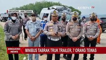 Kronologi Minibus Tabrak Truk Trailer yang Sebabkan 7 Orang Tewas