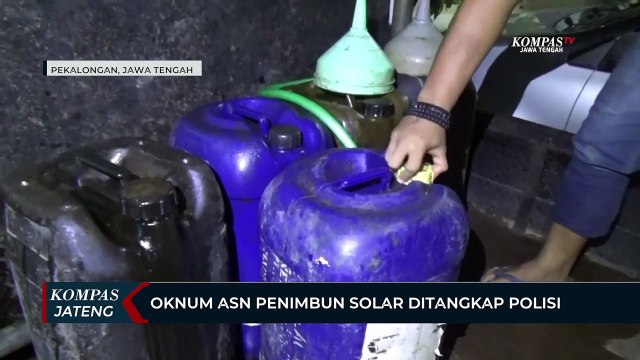 Oknum ASN Penimbun Solar Bersubsidi di Pekalongan Ditangkap Polisi