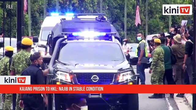Kajang Prison to HKL Najib in stable condition