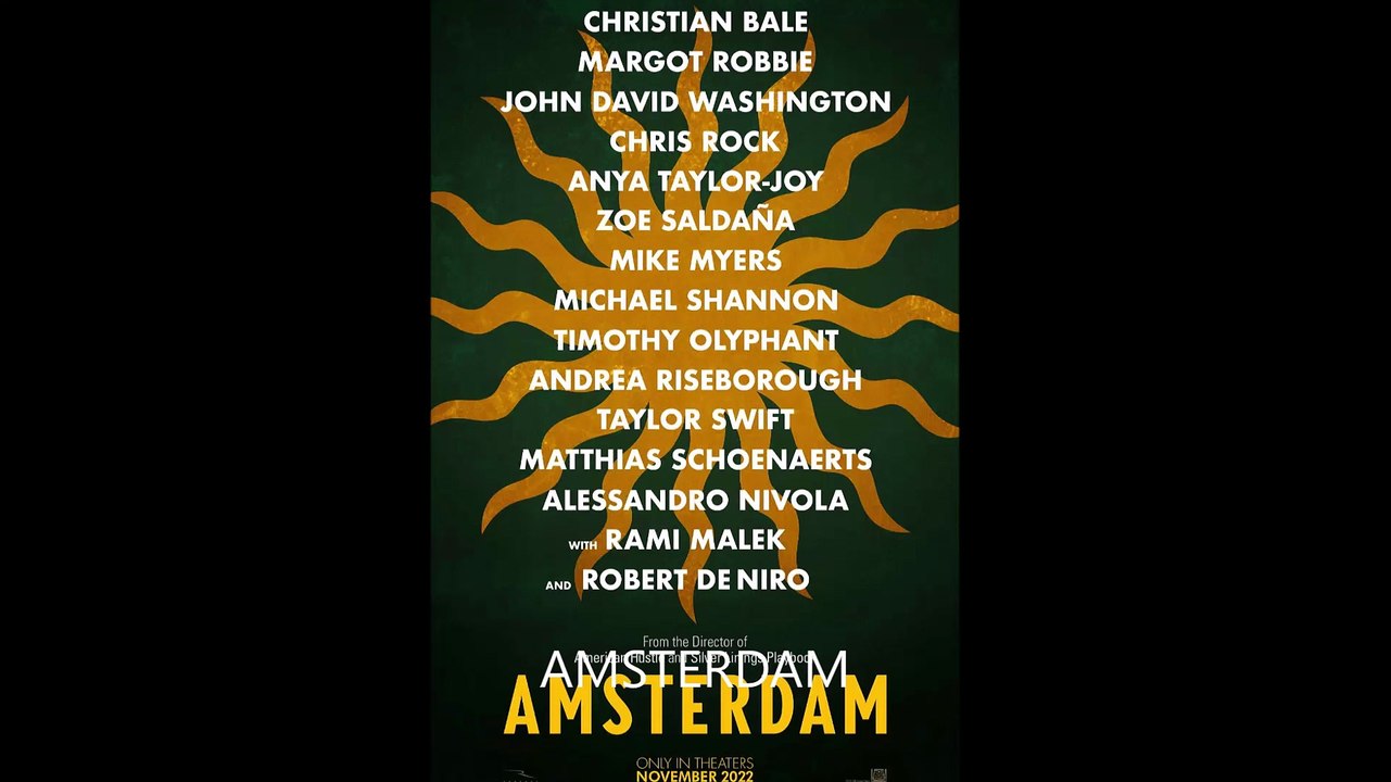 Amsterdam - Trailer © 2022 Drama, History