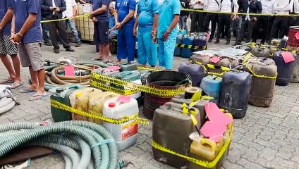 POLDA JATENG Ungkap Kasus penyimpanan BBM bersubsidi lebih dari 75.000 liter