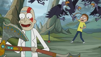 Rick and Morty, God of War Ragnarok tanıtımı yayınladı