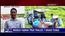 Kecelakaan Maut Minibus Tabrak Truk Trailer di Tol Batang-Semarang, 7 Orang Tewas!