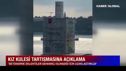 Görüntüler gündem olmuştu! 'Kız Kulesi Restorasyonu' projesinde yer alan mimar konuştu: Özüne saygı duyulacak