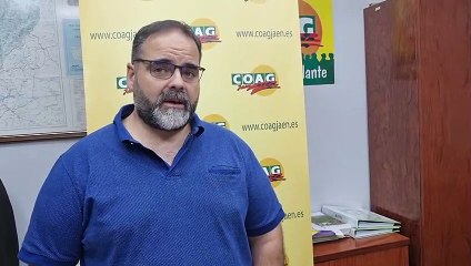 Francisco Elvira, de COAG, explica la situación del olivar de Jaén