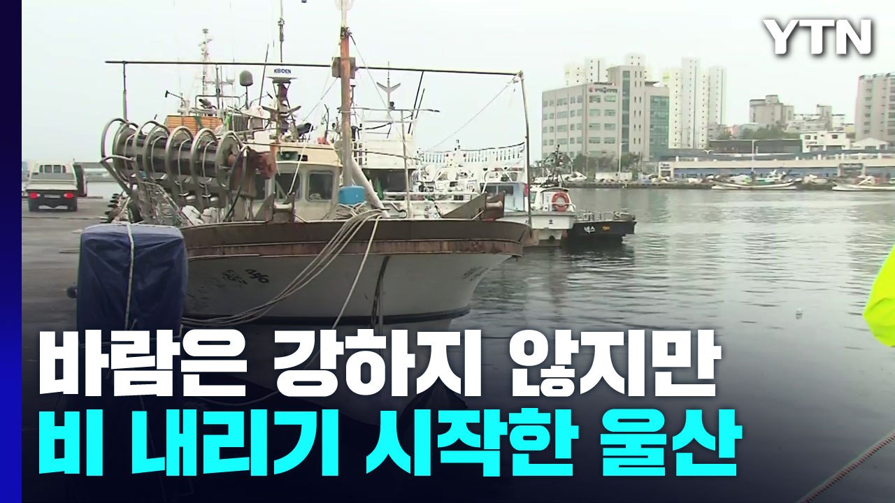 태풍 경로에 놓인 울산...피해 예방 안간힘 / YTN