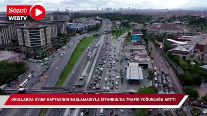 Download Video: Uyum haftasının başlamasıyla İstanbul'da trafik yoğunluğu arttı