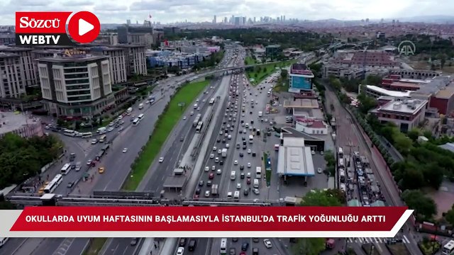 Uyum haftasının başlamasıyla İstanbul'da trafik yoğunluğu arttı