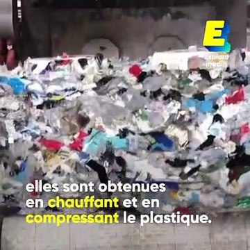 Ces briques sont fabriquées à partir de déchets plastiques
