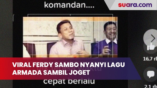 Viral Ferdy Sambo Nyanyi Sambil Joget Bareng Brigjen Krishna Murti, Netizen Beri Sindiran