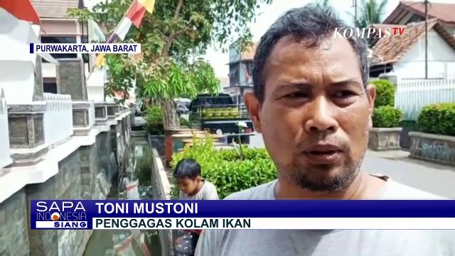 Cegah Jentik Nyamuk Berkembang Biak, Warga Purwakarta Ubah Selokan Kotor jadi Kolam Ikan!