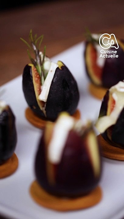 Figues au fromage de chèvre et au miel