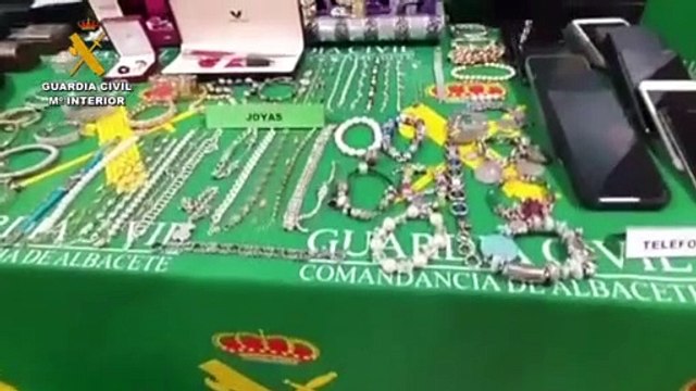 La Guardia Civil de Albacete desarticula un grupo criminal especializado en robos en viviendas habitadas