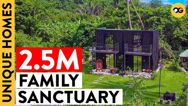 This Tiny House Duplex Proves Black Exterior Can Blend with Nature | Unique Homes | OG Channel