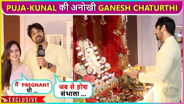 Puja & Kunal Exclusive Ganesh Chaturthi Celebration , Couple Say Ab Kuch Nahi Chahiye ...