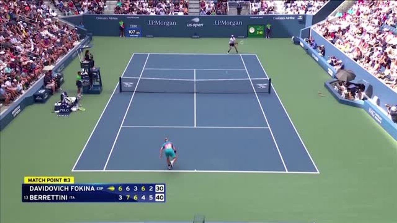 Highlights: Berrettini im Viertelfinale