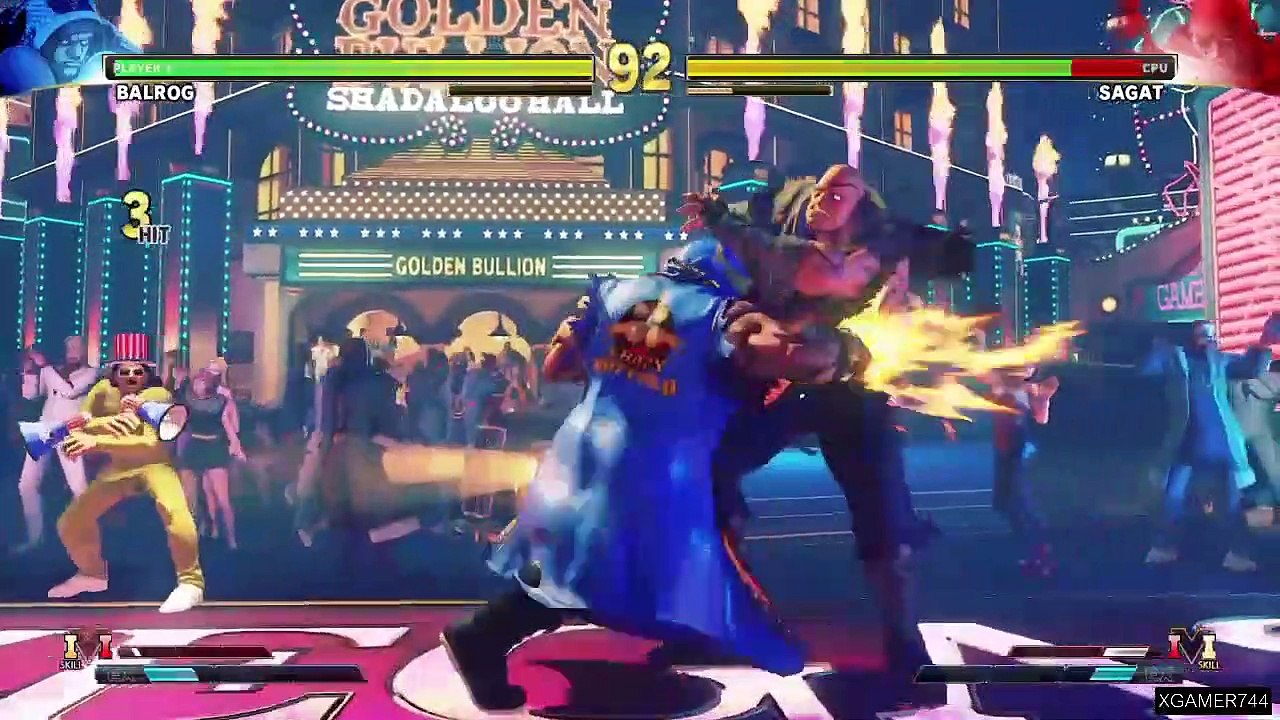 Street Fighter V - Balrog Vs. Sagat (LEVEL 8)