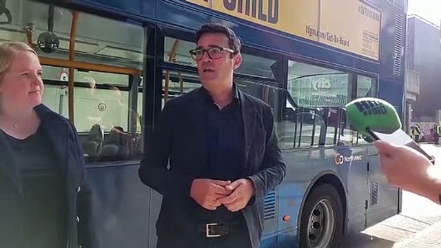 Mayor Andy Burnham welcomes the introduction of the new bus fare price cap scheme for Greater Manchester.