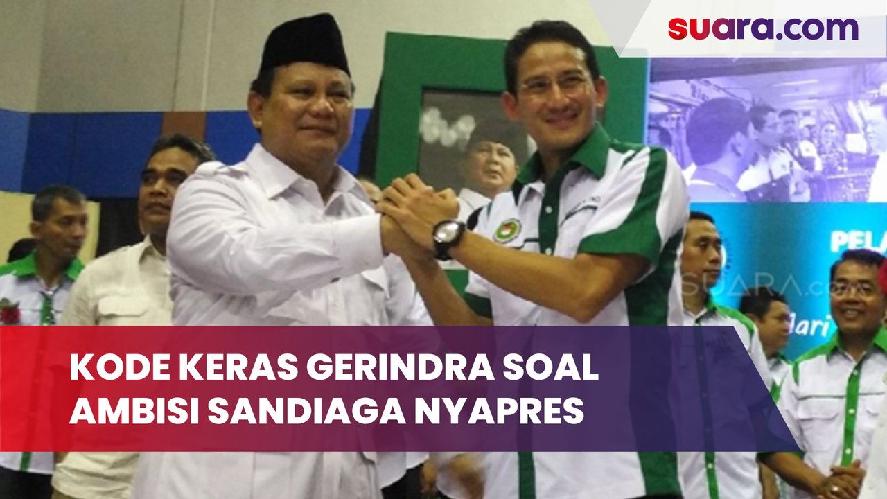 Ambisi Sandiaga Nyapres Berbuntut Kode Keras Harus Hengkang Dari Gerindra