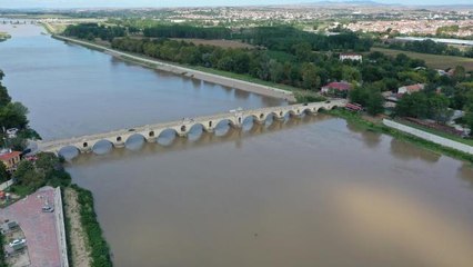 Edirne haberi: Son yağışlar Tunca'nın debisini üç, Meriç'in debisini iki kattan fazla artırdı