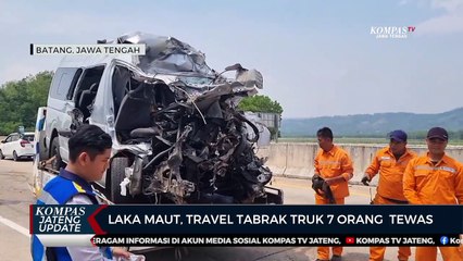 Laka Maut, Travel Tabrak Truk, 7 Orang Tewas