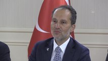 GAZİANTEP - Yeniden Refah Partisi Genel Başkanı Erbakan, basın mensupları ile buluştu
