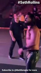 Seth Rollins Walk of Shame #wwe #sethrollins #wweraw
