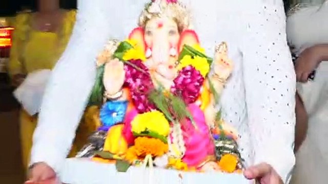 Rahul Vaidya, Disha Parmar trolled for wearing chappals during Ganpati Visarjan