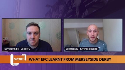 What did Everton learn from the Merseyside Derby draw with Liverpool?