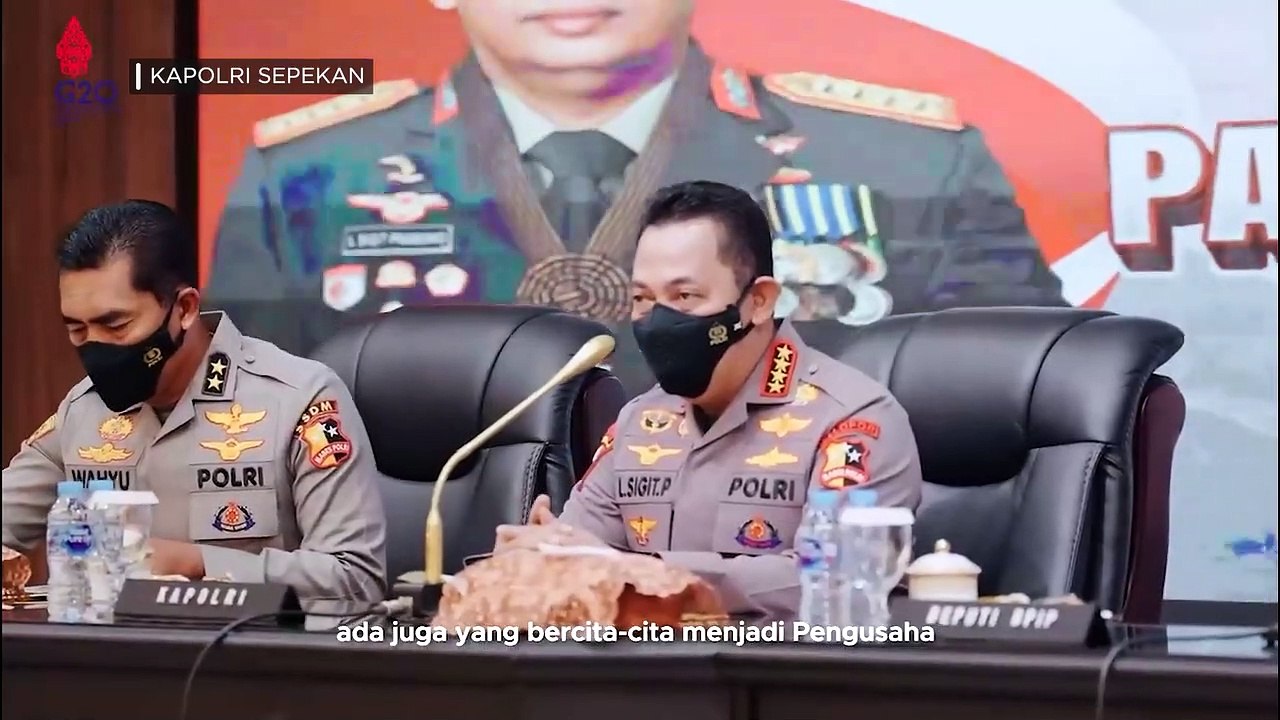 KAPOLRI SEPEKAN : Kapolri Menerima Audiensi Dari Paskibraka Tingkat Pusat Tahun 2022