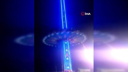 Hindistan'daki Lunaparkta Dönen Salıncak Kazası Yaşandı! 13 yaralı