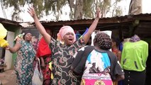 Kenya'da yeni seçilen Devlet Başkanı Ruto destekçilerinin sevinç gösterisi