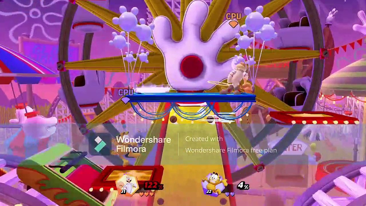 Nickelodeon All-Star Brawl Tournament: Fase de Grupos J5 #29: Arenita VS Garfield