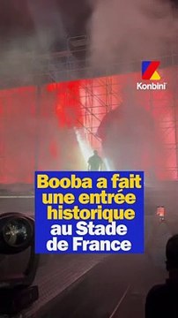 L'entrée HISTORIQUE de Booba au stade de France