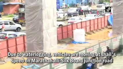 Heavy rainfall in Bengaluru leads to traffic chaos