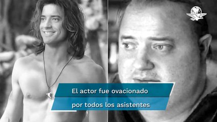 Tras ser ovacionado en Venecia, Brendan Fraser rompe en llanto