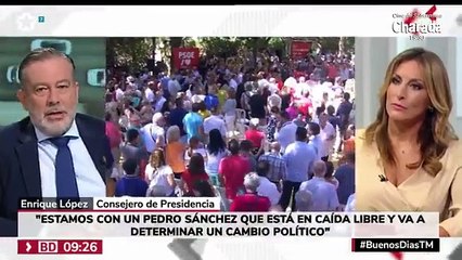 Un consejero de Ayuso reta al ministro Bolaños desde Telemadrid por su bulo sobre los presos de ETA