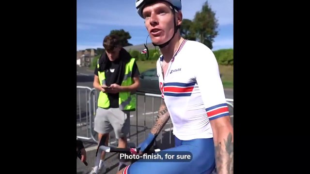 Tour de Grande-Bretagne 2022 - La 2e étape à Cees Bol en Grande-Bretagne.... devant Jake Stewart !