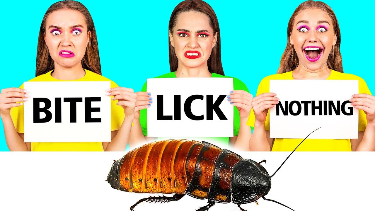 Real Food vs Chocolate Food Challenge #1 by DaRaDa Challenge